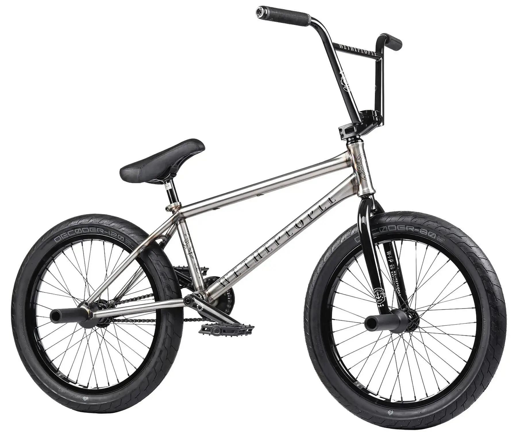 BMX - Freestyle - Unisex - Battleship Glossy Raw - Vollchromoly - silber 2/4