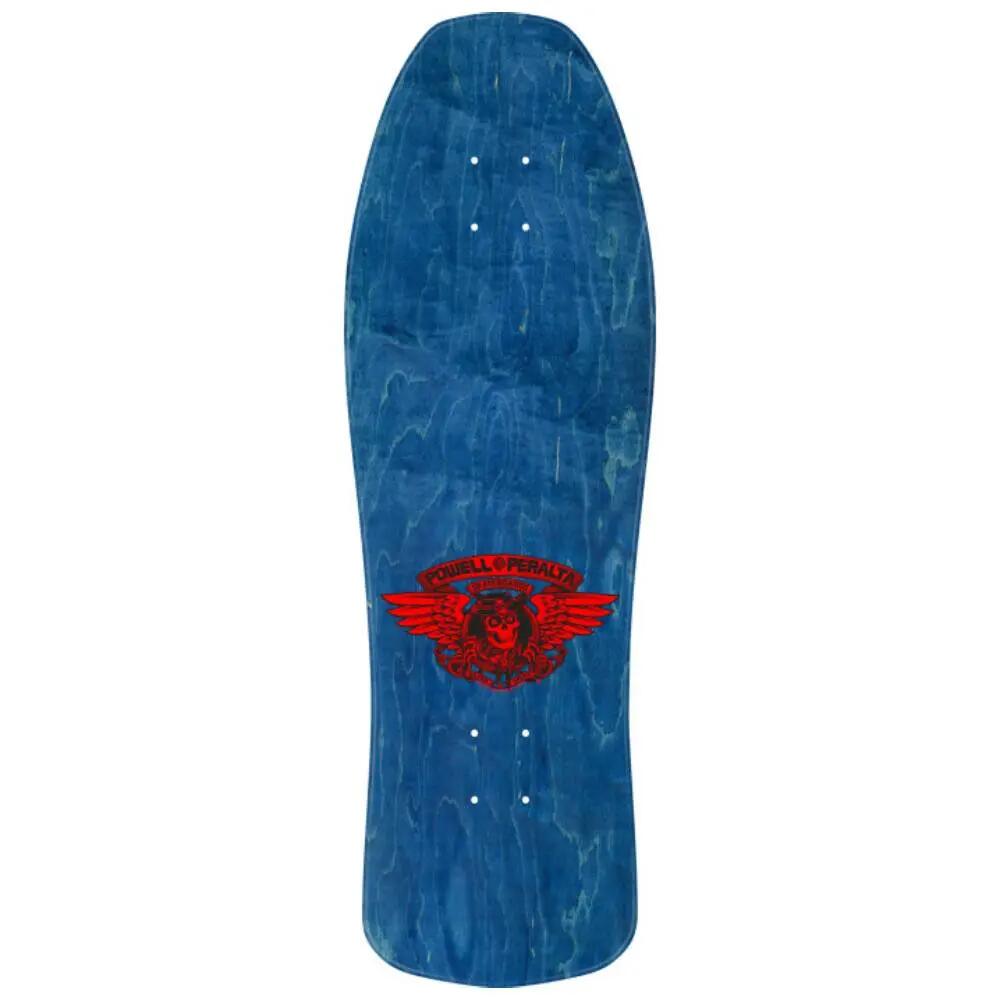 Skate Deck Old School Powell Peralta Ray Underhill Cross Navy Gold Foil 10'' 2/2