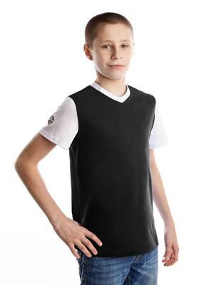 Mad wave junior pro t-shirt - zwart / wit