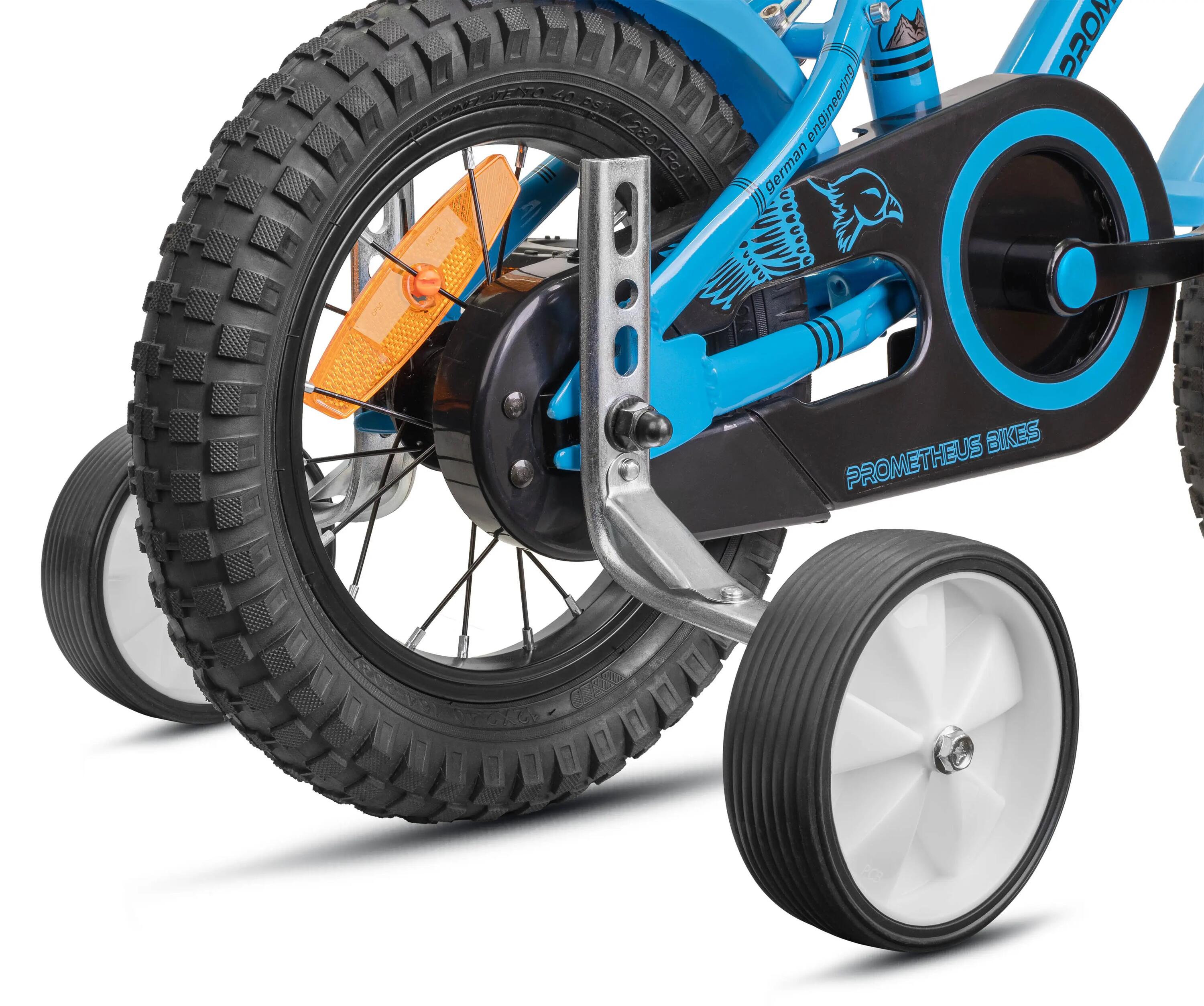 Ruedines bici infantil universales 12–18 pulgadas 135x40 mm engomados Blancos 3/7
