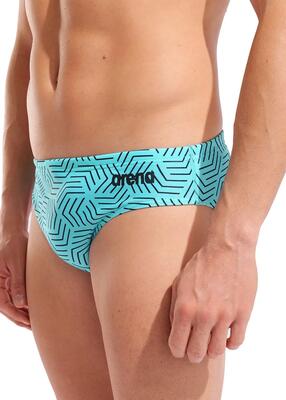 Slip da bagno Arena Allover - Nero / Water Maze - 26