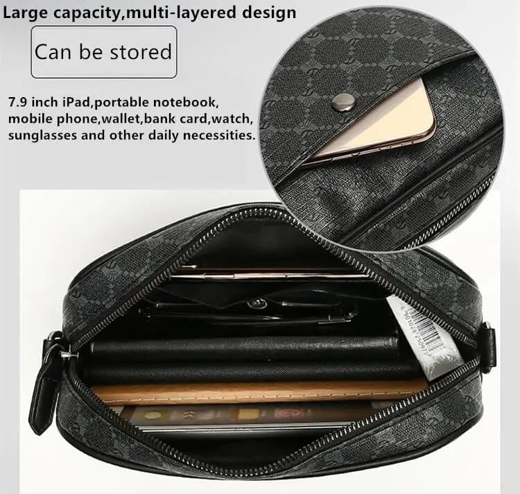 Sacs à bandoulière pour homme, sac à bandoulière multifonction, sac à bandoulièr 6/6