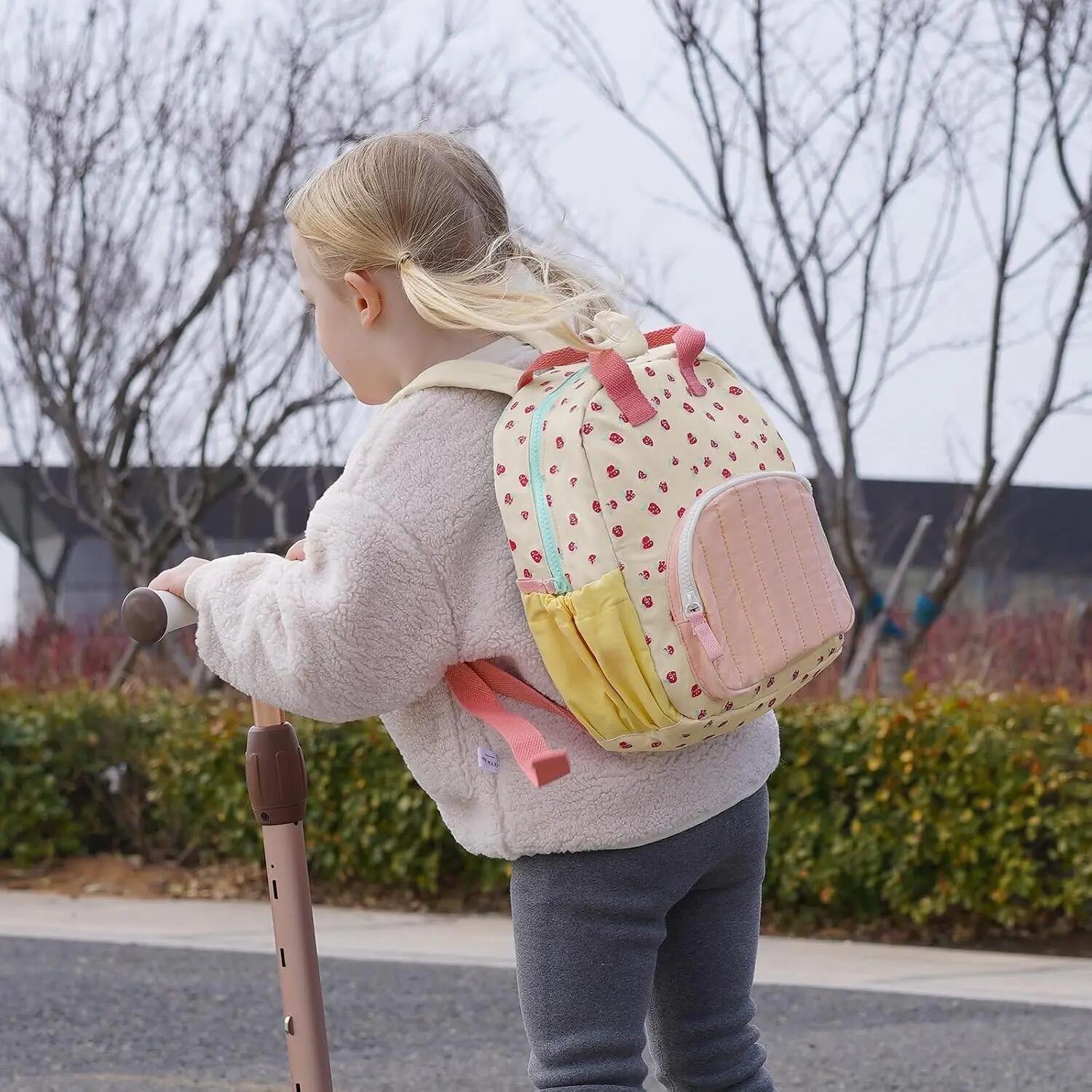 Sac à dos pour filles – Sac de voyage avec poches latérales et bretelles réglabl 7/8