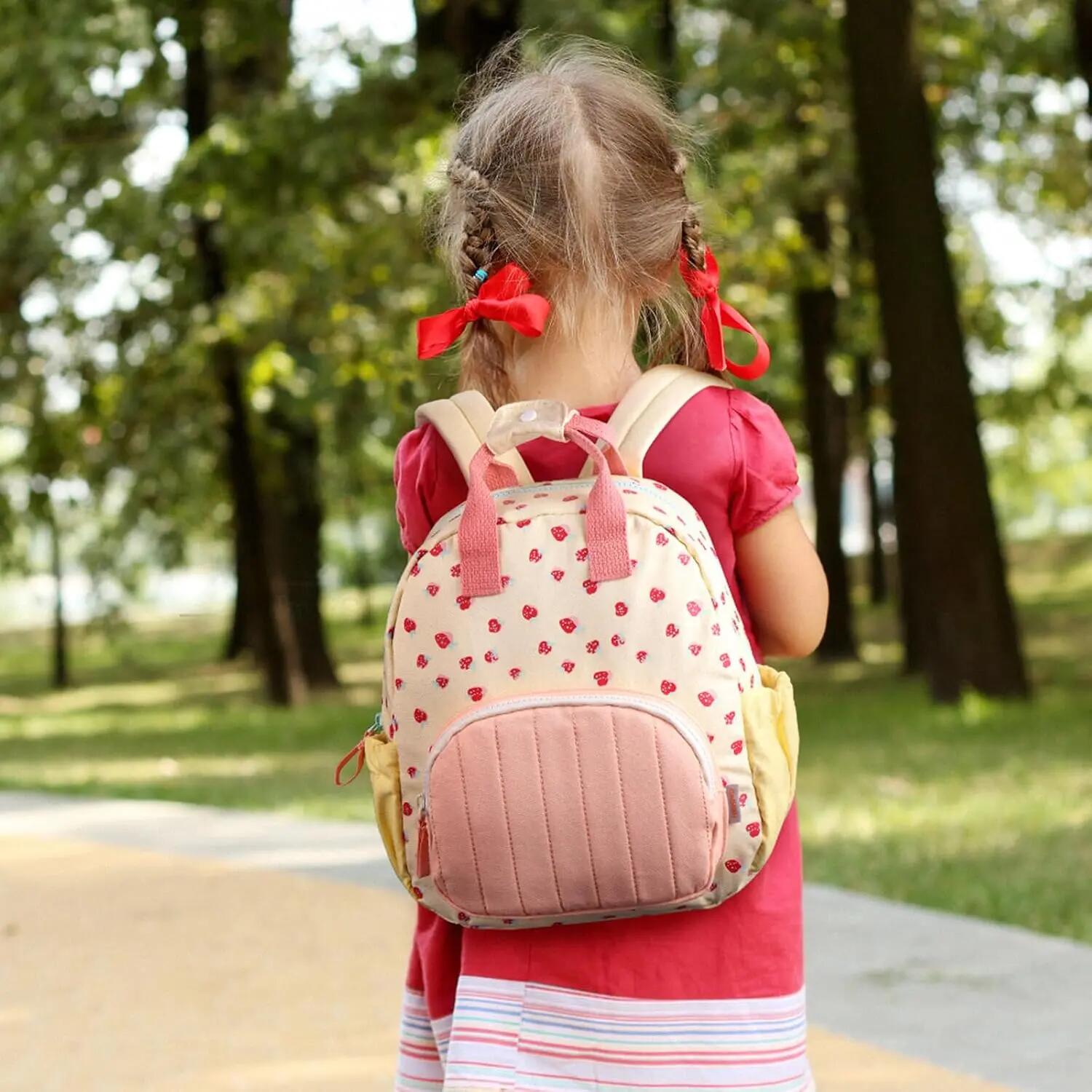 Sac à dos pour filles – Sac de voyage avec poches latérales et bretelles réglabl 6/8