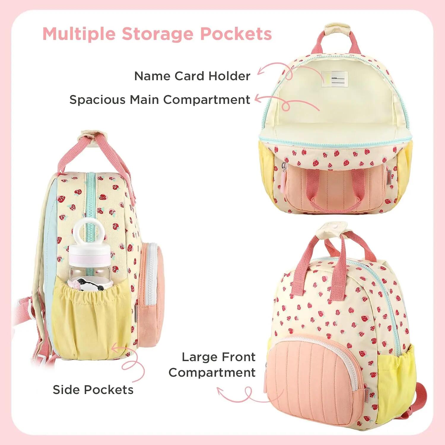 Sac à dos pour filles – Sac de voyage avec poches latérales et bretelles réglabl 5/8