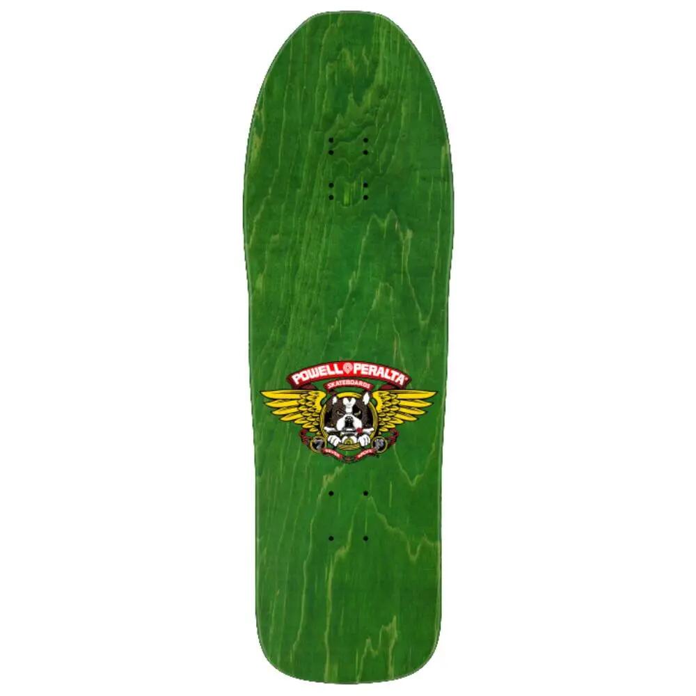 Skate Deck Old School Powell Peralta Frankie Hill Bulldog Green Gold Foil 10'' 2/2