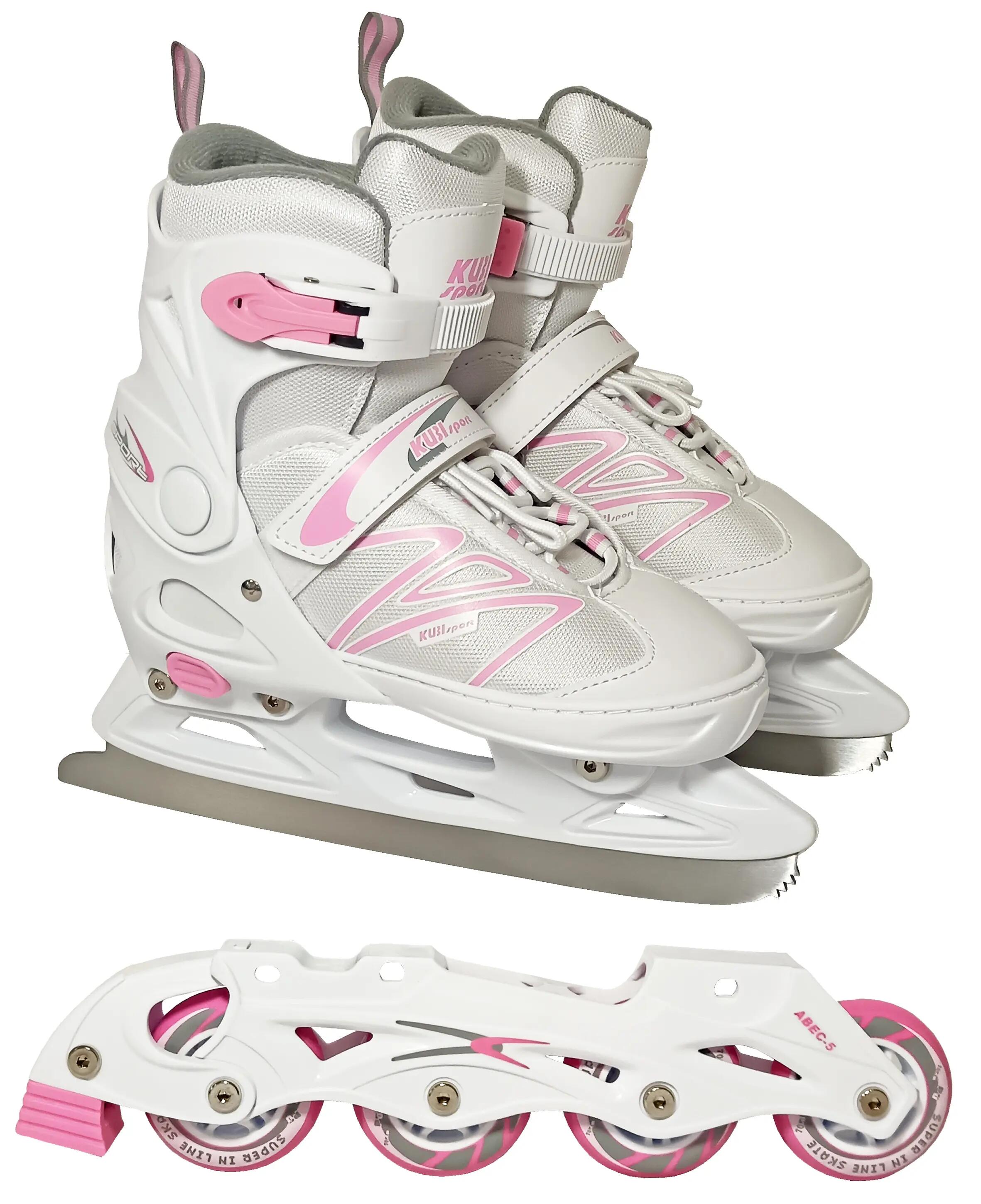Patins à roulettes extensibles pour filles avec châssis interchangeable 2 en 1. 1/6