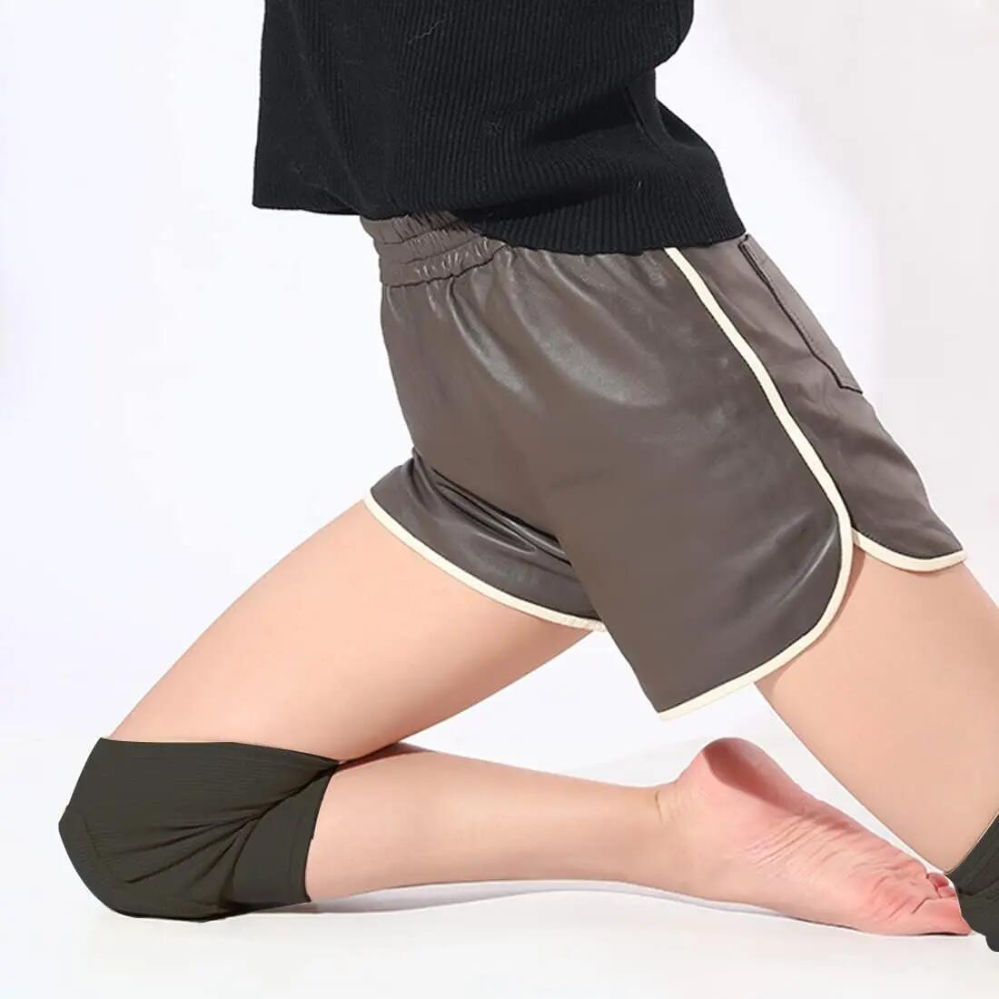 Lot de 2 genouillères de danse et de sport – Genouillères élastiques unisexes po 4/5