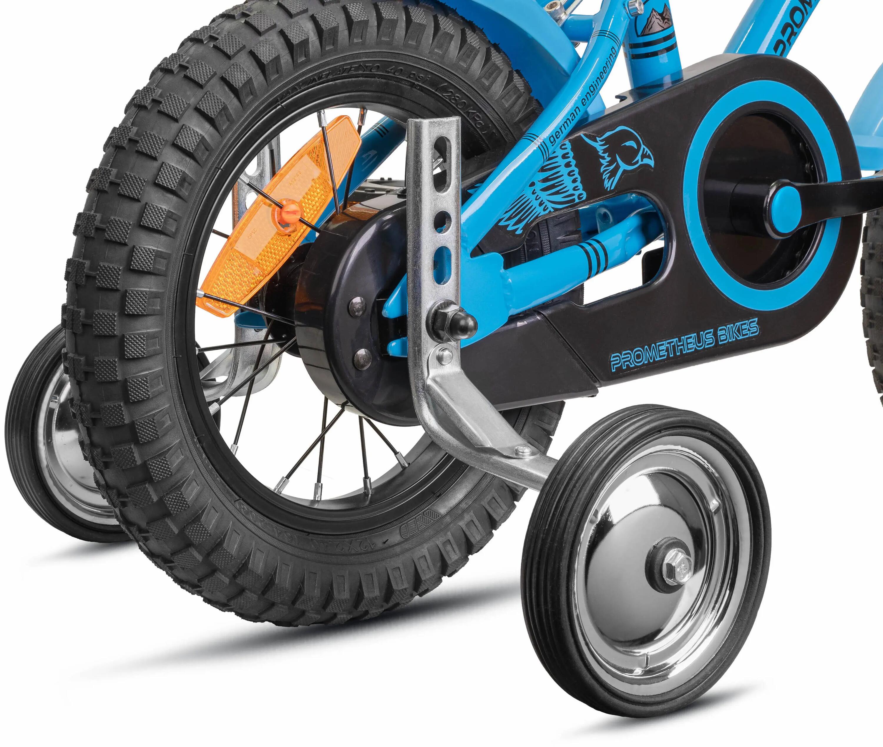 Stabilisateurs vélo enfant universels 12–18 pouces jante acier gomme Chromé 2/7