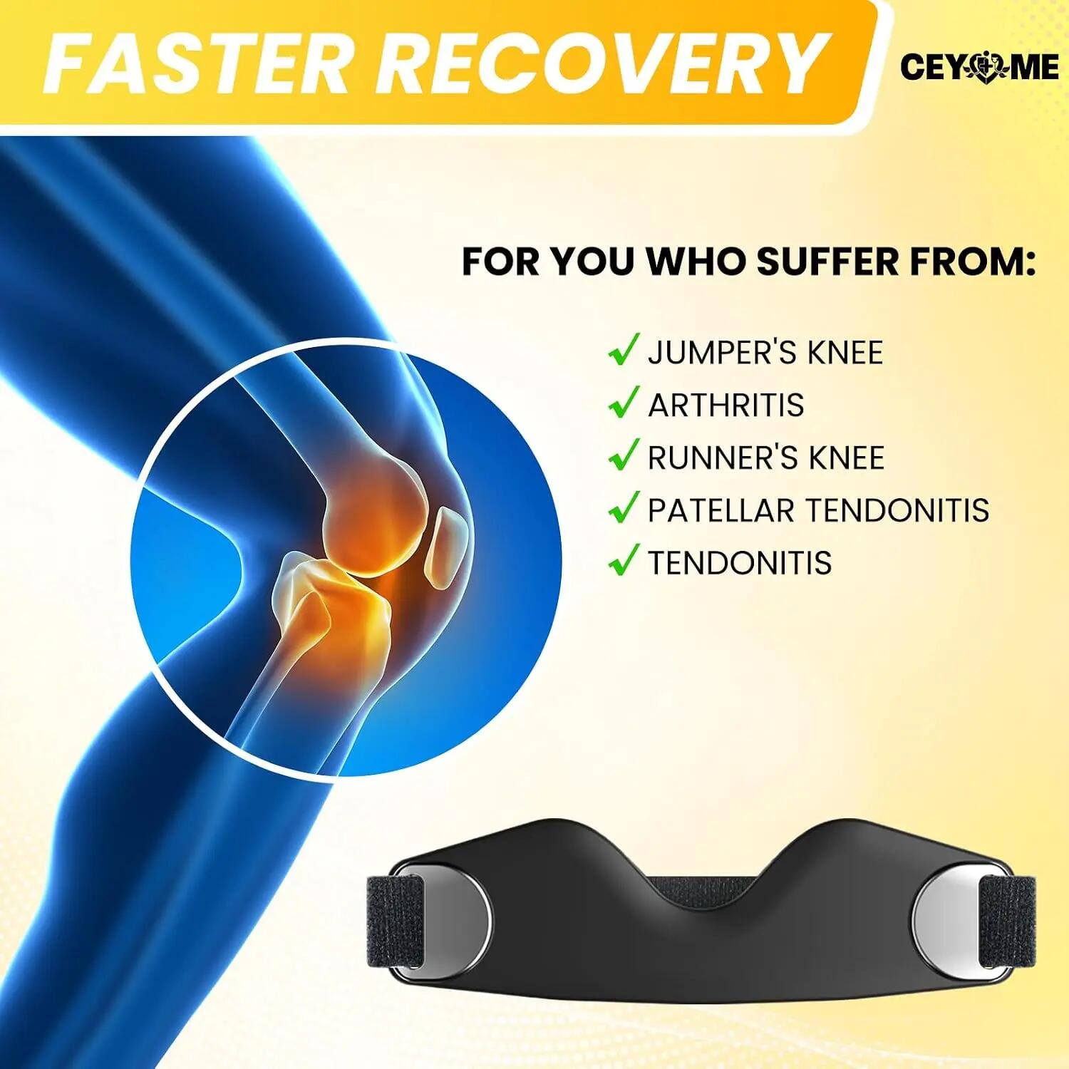 Silicone pour le tendon rotulien 3/6