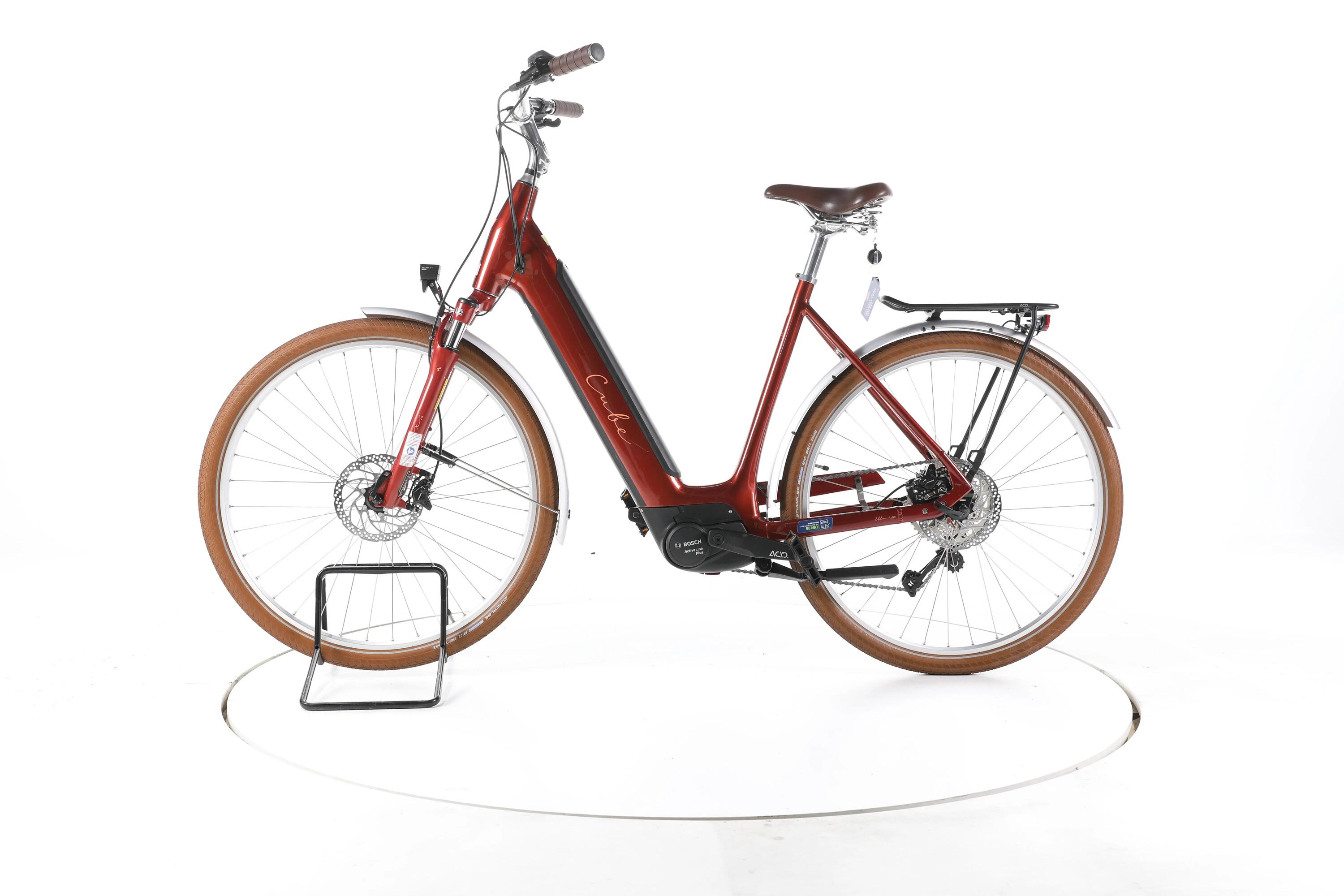 Tweedehands - Cube Ella Ride Hybrid 500 Trekking E-Bike Lage instap - Zeer goed 6/7