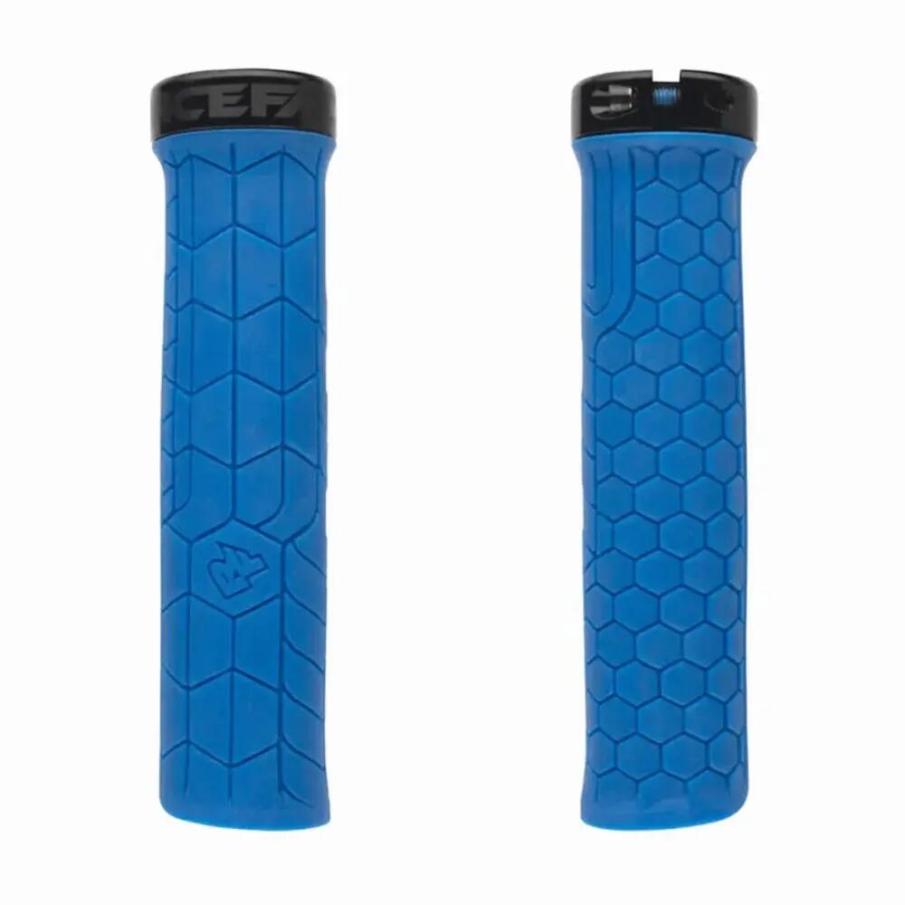 Mansoane Race Face Getta Grip, diametru 30 mm, albastru