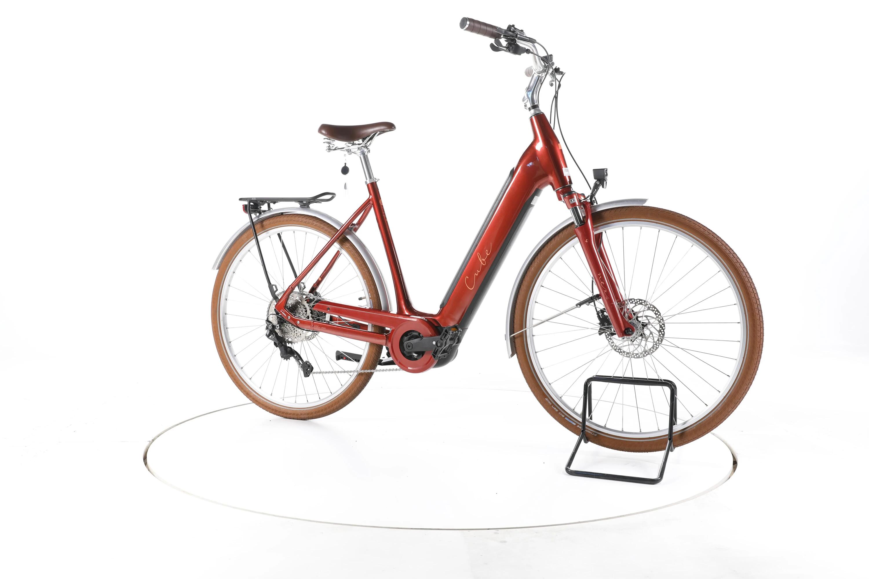 Tweedehands - Cube Ella Ride Hybrid 500 Trekking E-Bike Lage instap - Zeer goed 2/7