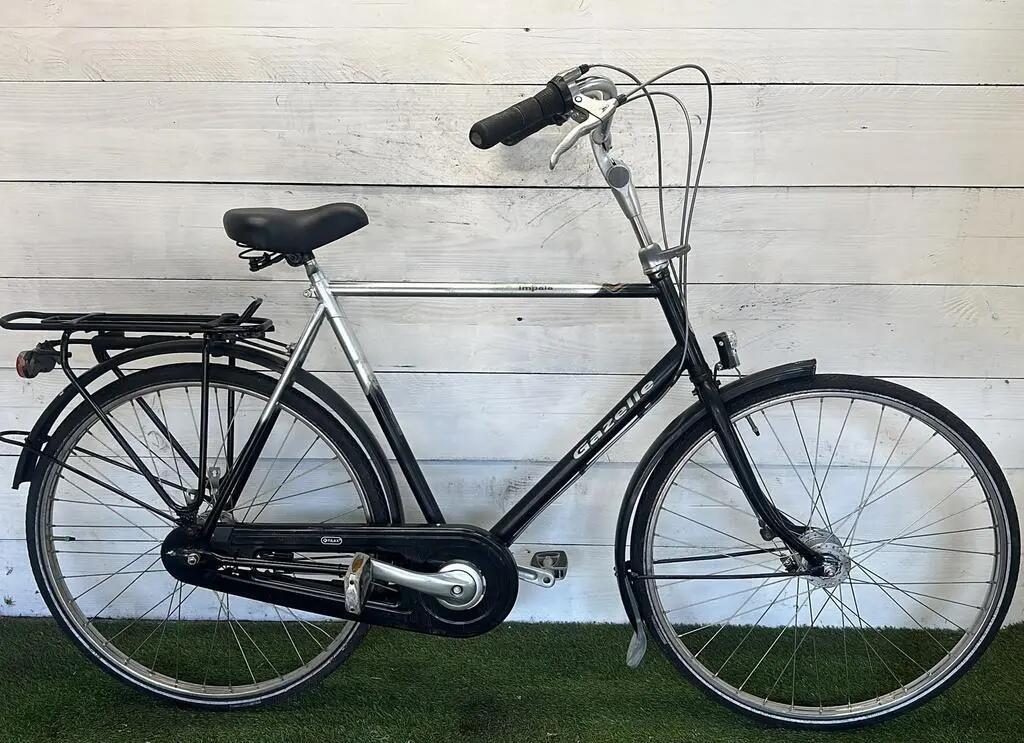 Gazelle stadsfiets bike, zwart 1/2