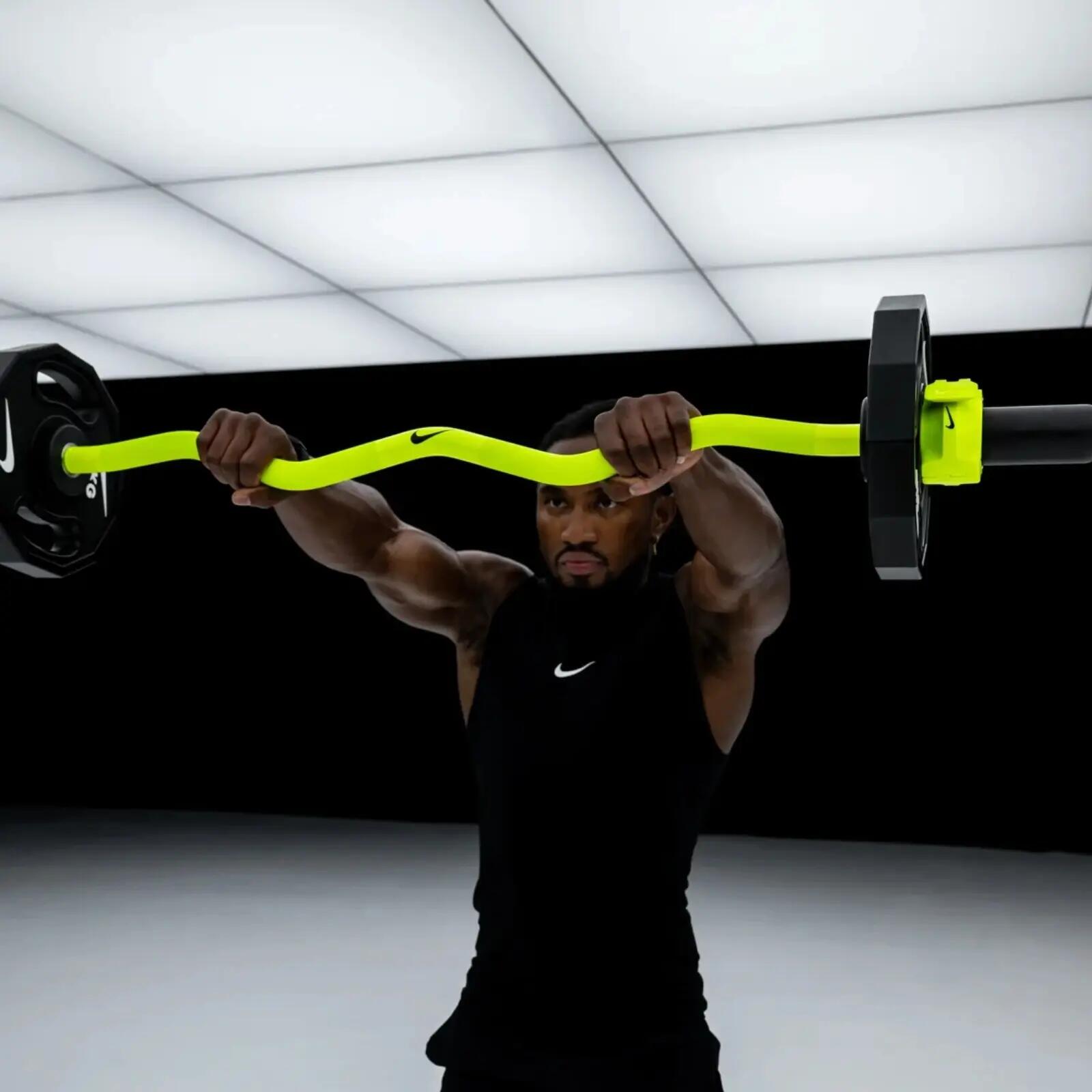 Gryf Łamany Nike Shield Curl Bar 10 Kg 2/7