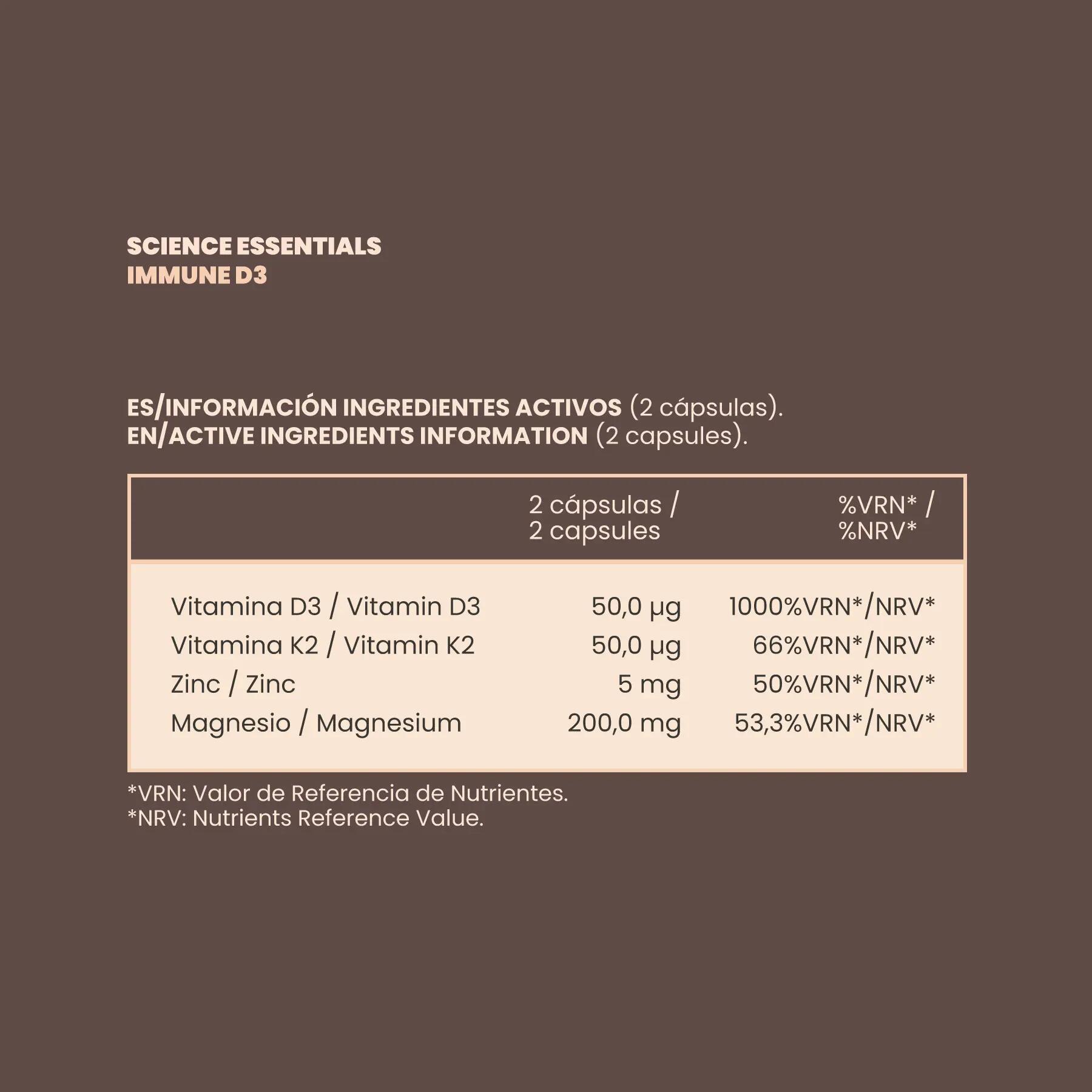 Immune D3™ · 180 cápsulas 5/6