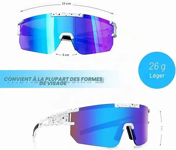 Lunettes de soleil rave pour hommes et femmes 2/5