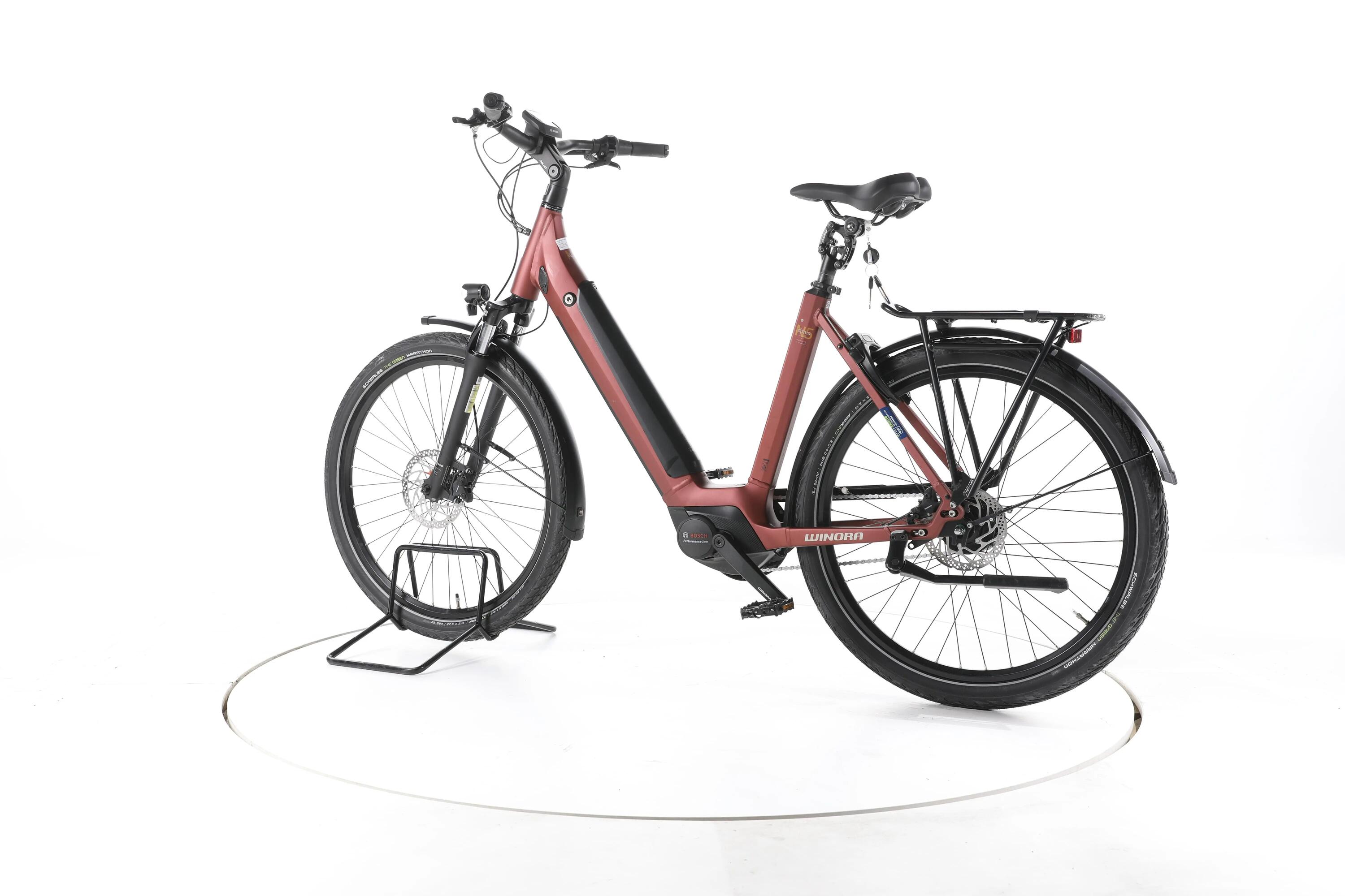 Refurbished - Winora Sinus N5 City E-Bike Tiefeinsteiger - Sehr gut 7/7