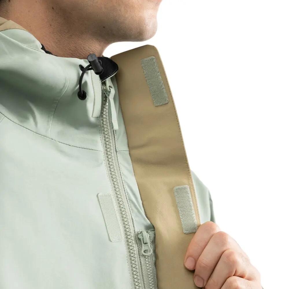 Casaco de snowboard oversized para homem W8 Yuki Olive Green Verde 4/8