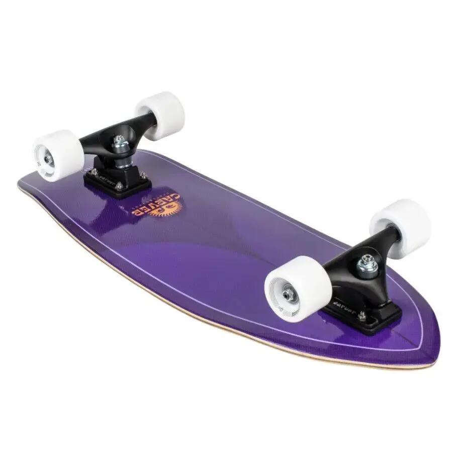Complete Purple Haze C5 28" - Surfskateo em Madeira 7 Plis - Roxo - Ideal 6/6