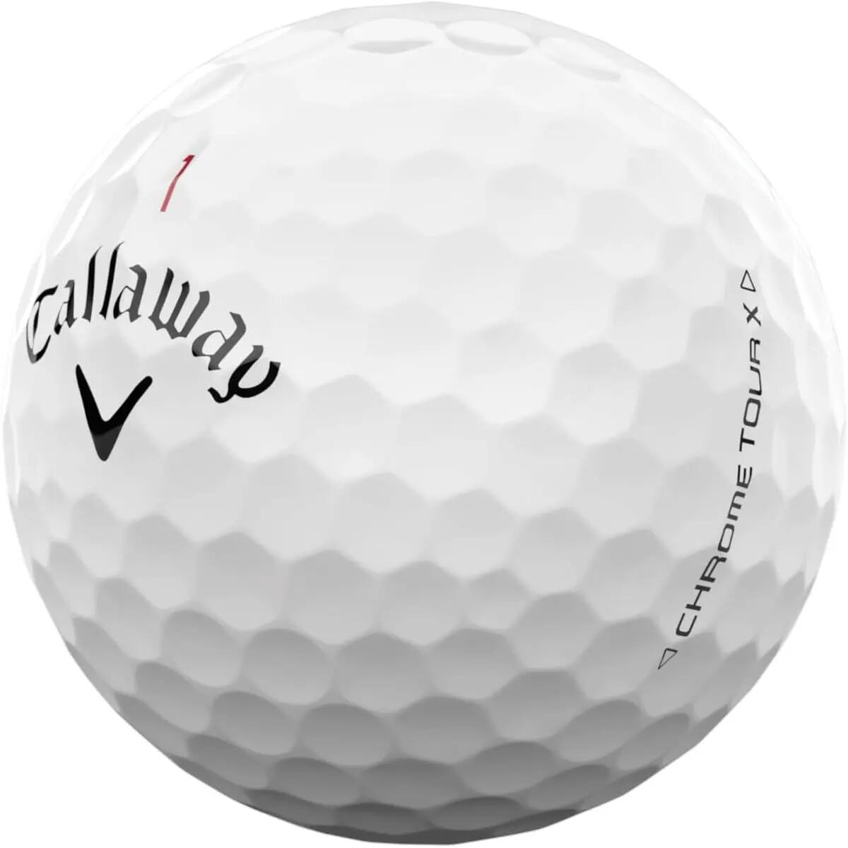 Balles de golf Callaway New Chrome Tour X 4/4