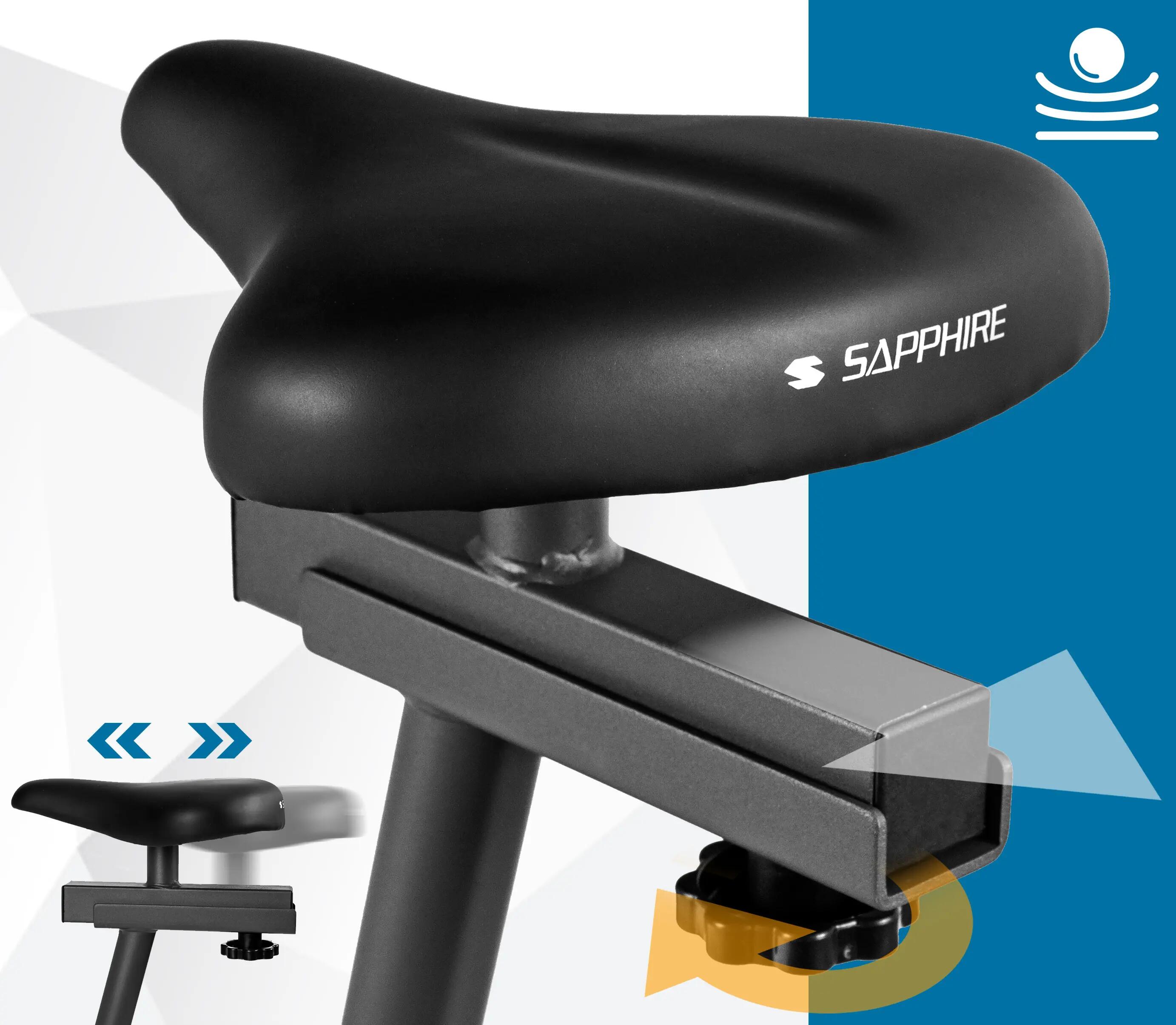 Rower stacjonarny magnetyczny Sapphire SG-320B Colt Bluetooth Aplikacje koło 7kg 7/13