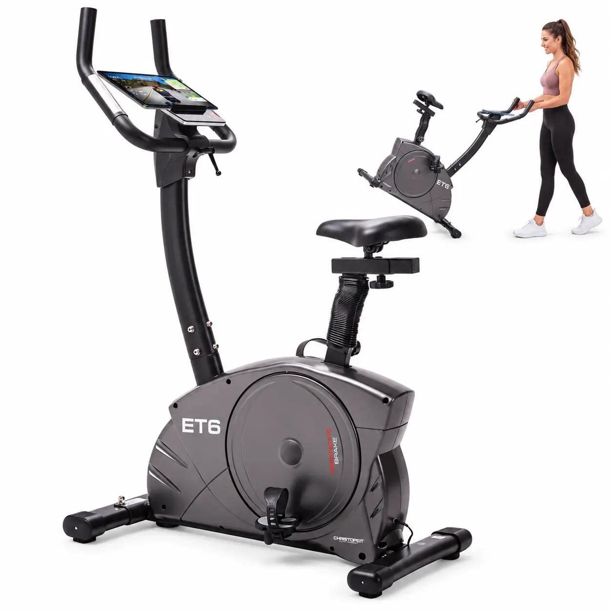 Vélo d'appartement ergomètre - 24 niveaux de résistance - 150kg + 200cm - ET 6 1/13