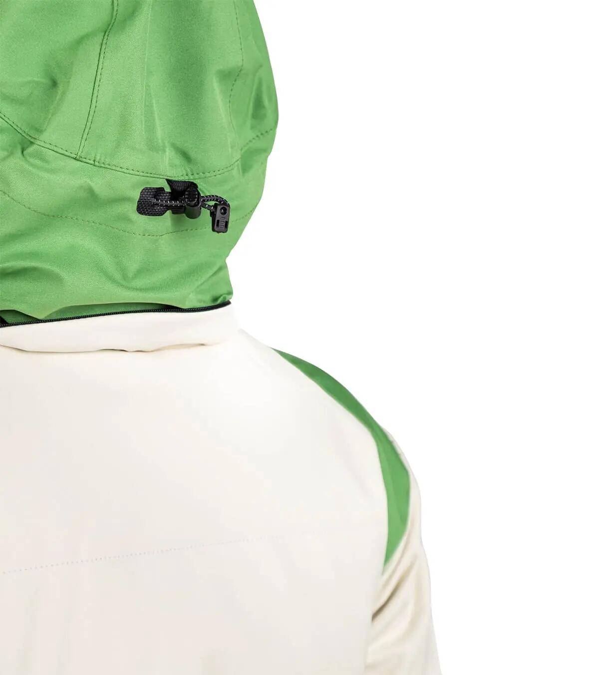 Chaqueta Montaña Térmica, Impermeable, Cortaviento Aspen Mujer Beige-Verde Claro 5/5