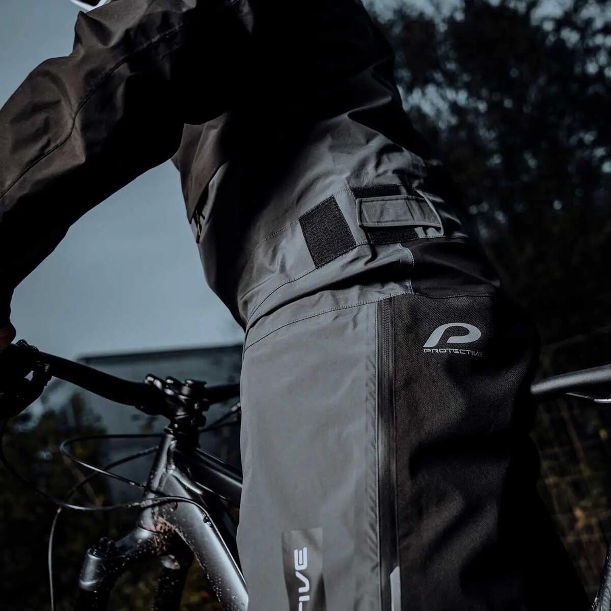 All-weather overall - Fiets - Unisex - P-Free Monkey - donkergrijs 8/15