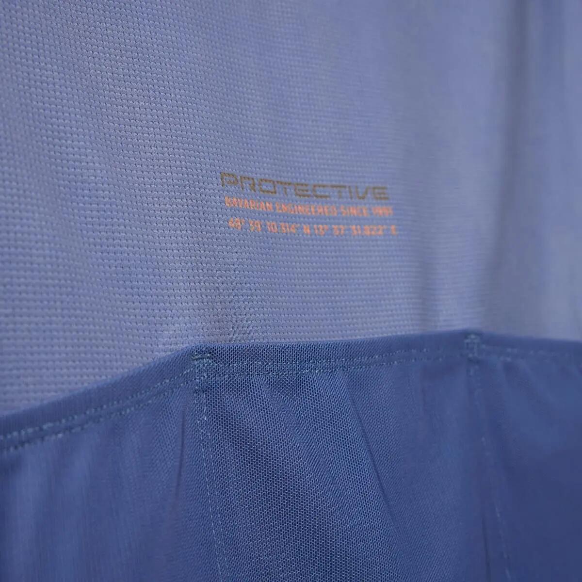Heren gravel shirt met ronde hals P-Spark Spirlter staalblauw 8/15