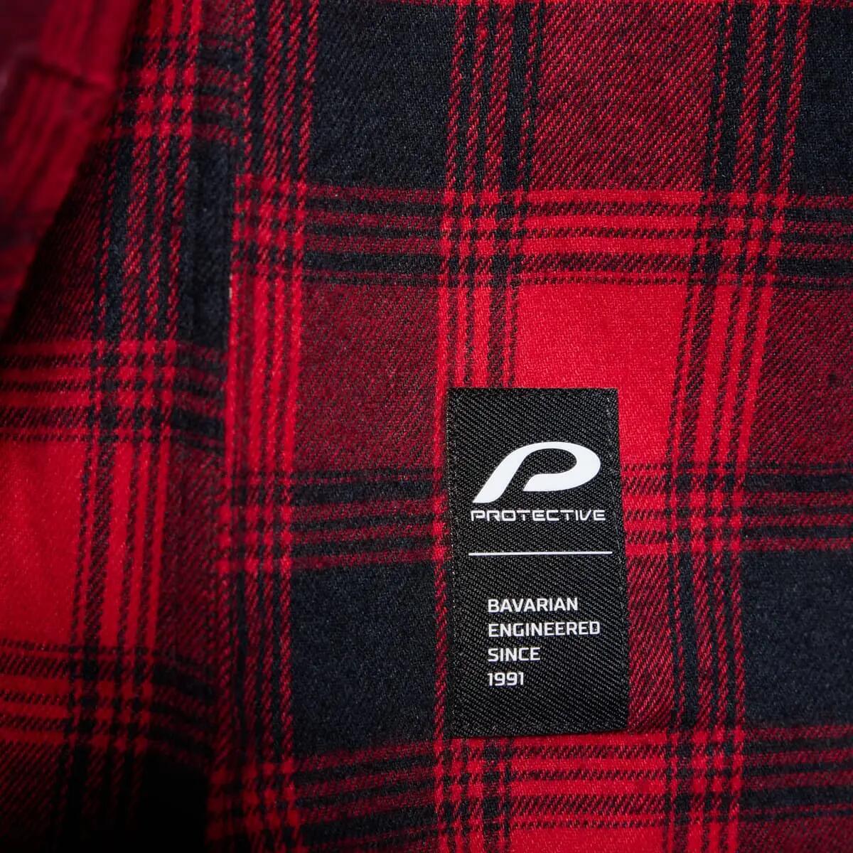 Chemise en flanelle décontractée pour hommes P - R.O.D Checker rouge à carreaux 7/15