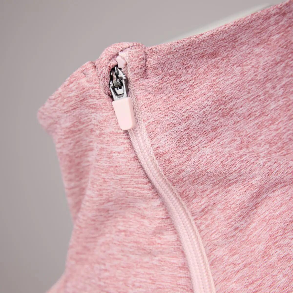 Damen Halfzip Fleecepullover mit Stehkragen- P-FLASH FURY  W - mauve 8/15