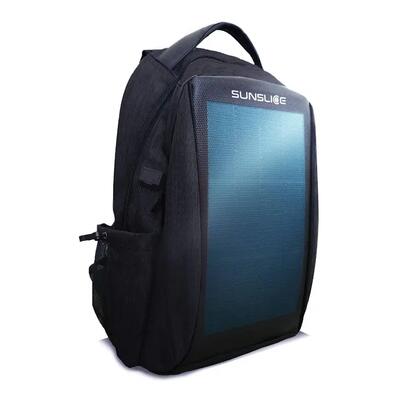 Zaino solare 25 L 8 W con scomparto laptop Zenith Nero