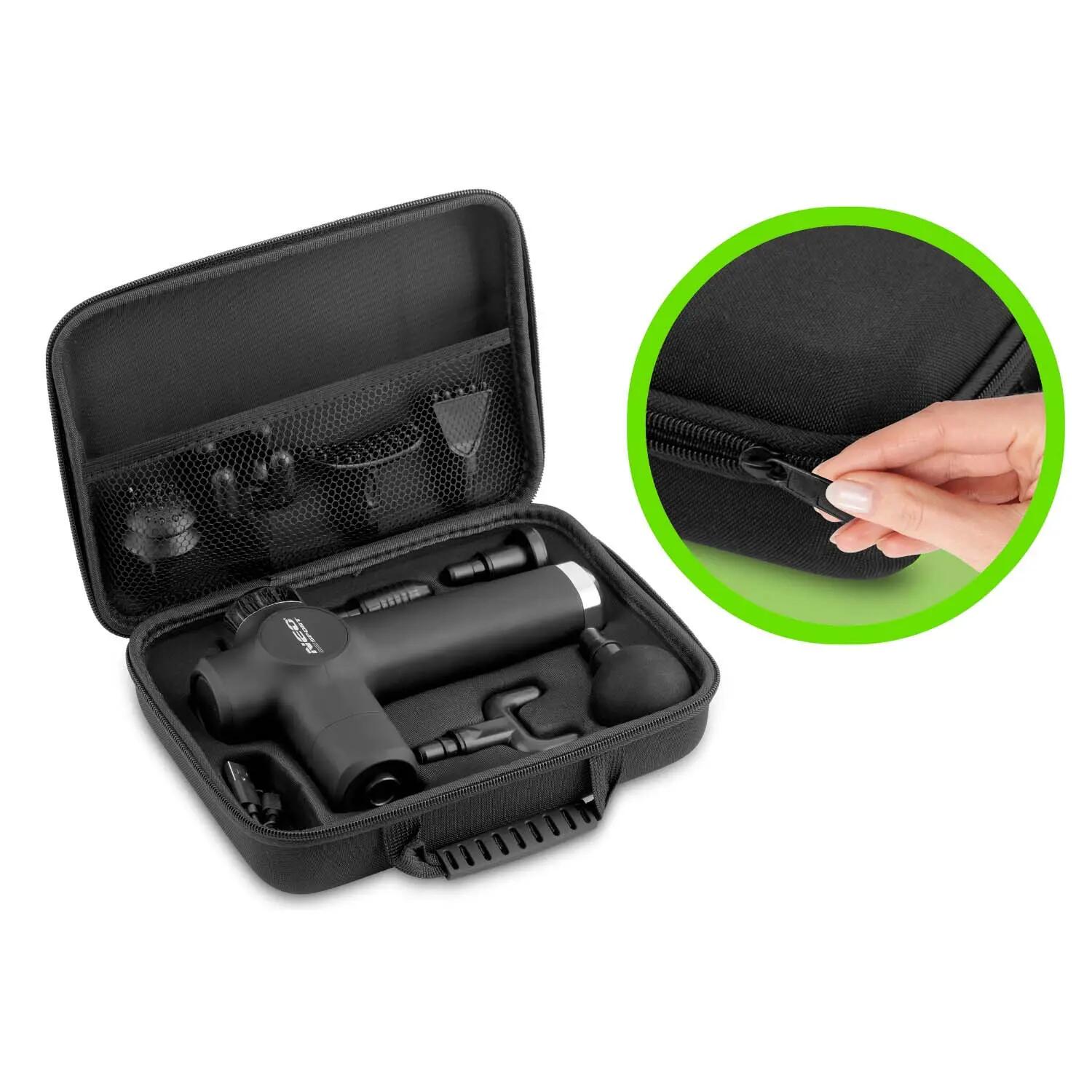 Neo-Sport Massagepistole Massagegerät 7 Geschwindigkeiten 8 Massageköpfen 9/10