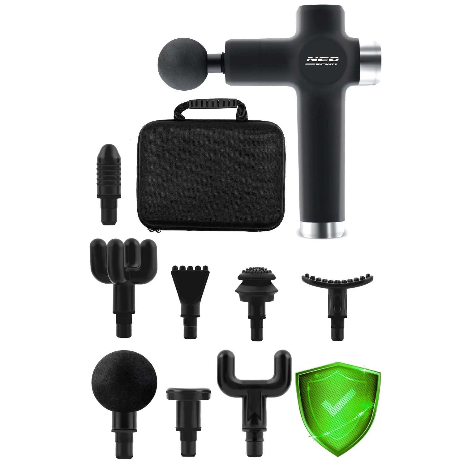 Neo-Sport Massagepistole Massagegerät 7 Geschwindigkeiten 8 Massageköpfen 4/10