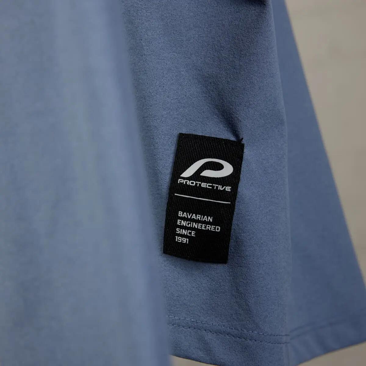 Sweat à capuche zippé demi-hauteur pour femme P-Hollow Sky W bleu acier 9/15