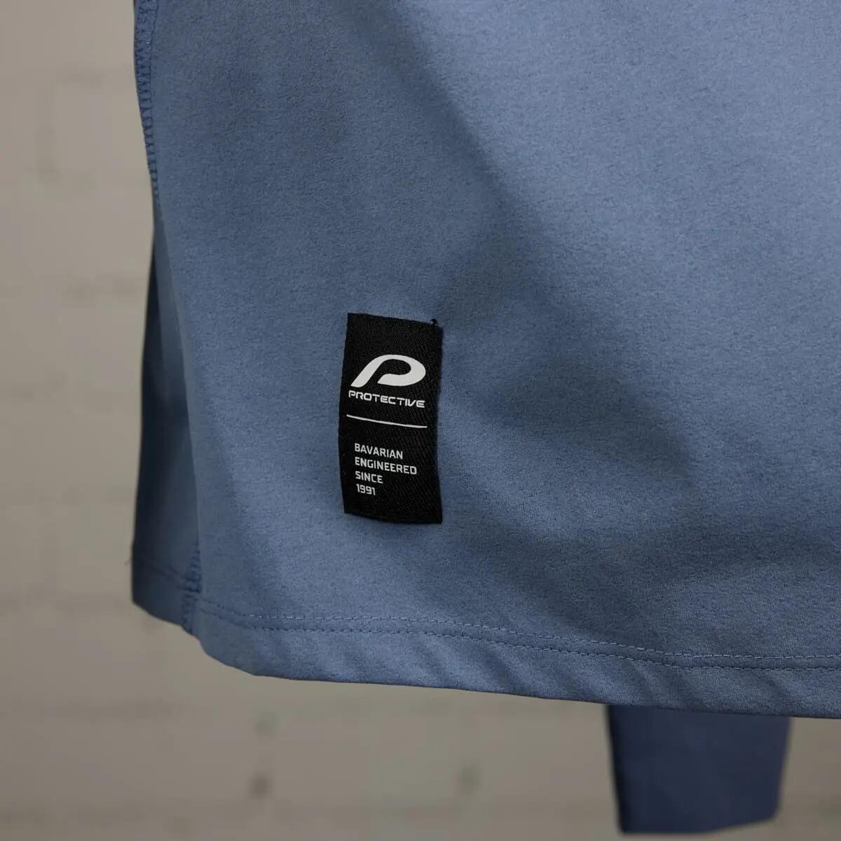 Sweat à capuche zippé demi-hauteur pour femme P-Hollow Sky W bleu acier 8/15