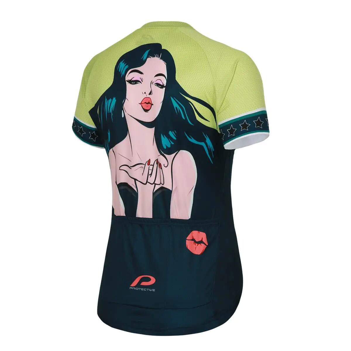 Fietsshirt korte mouw fiets P-Sweet Jane 2/15