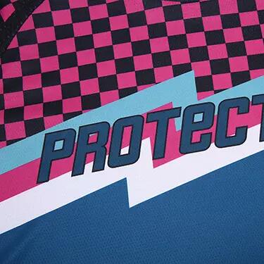 Fietsshirt lange mouw fiets P-King of Vert 5/15