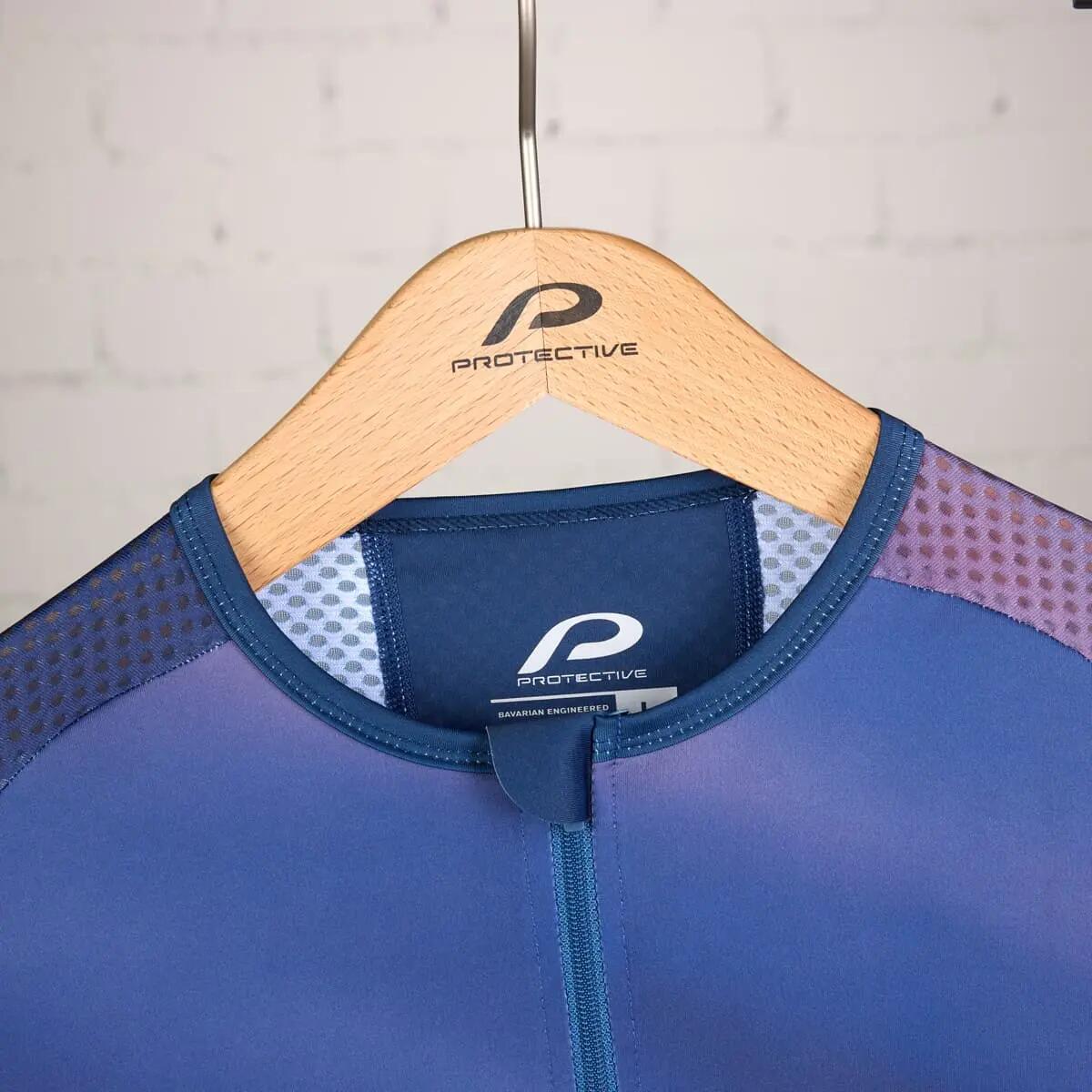 Heren graveljersey P-Mystery staalblauw 11/15