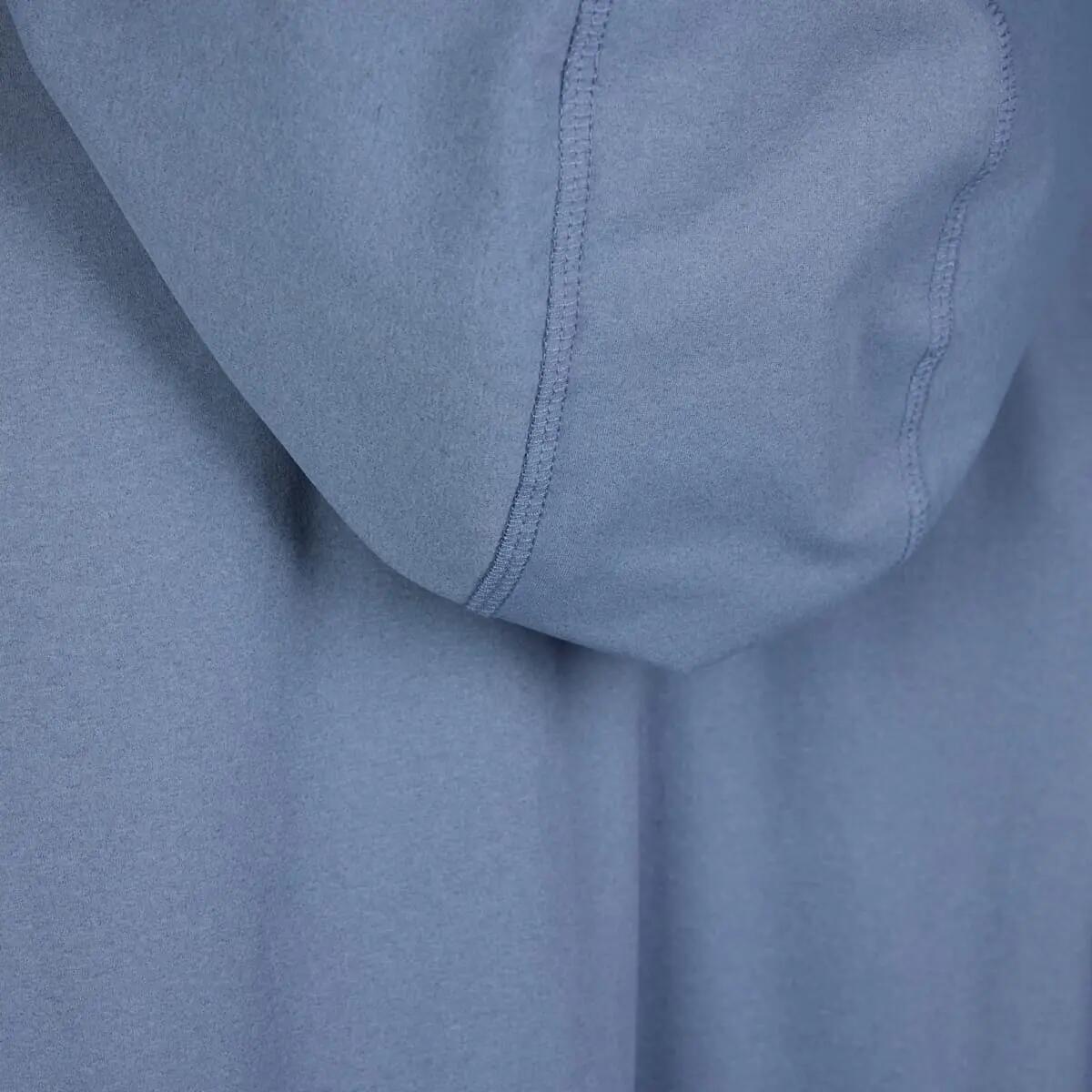 Sweat à capuche zippé demi-hauteur pour femme P-Hollow Sky W bleu acier 10/15