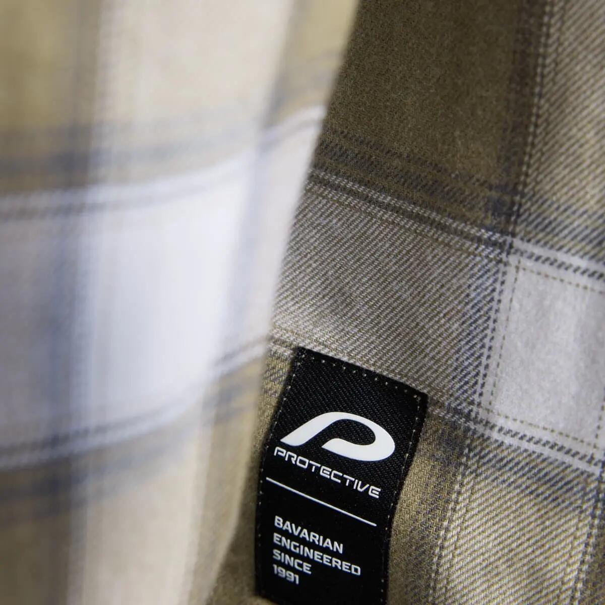 Chemise en flanelle décontractée pour hommes P - R.O.D Checker kaki à carreaux 6/15
