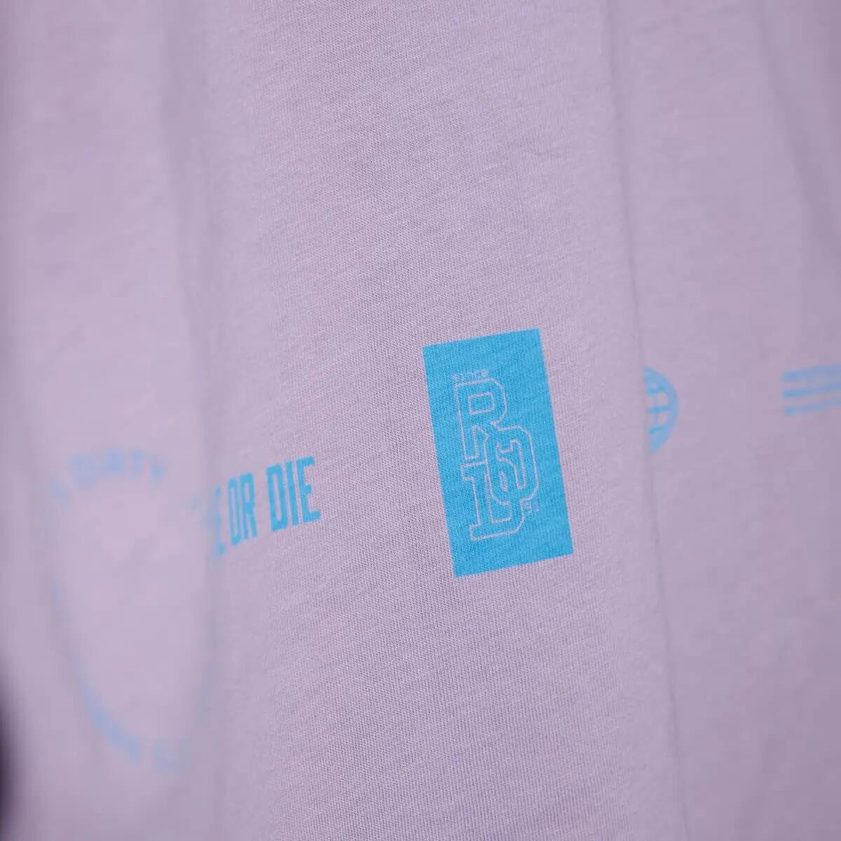 P-Lucky W Dames Bike T-shirt Paars 9/15