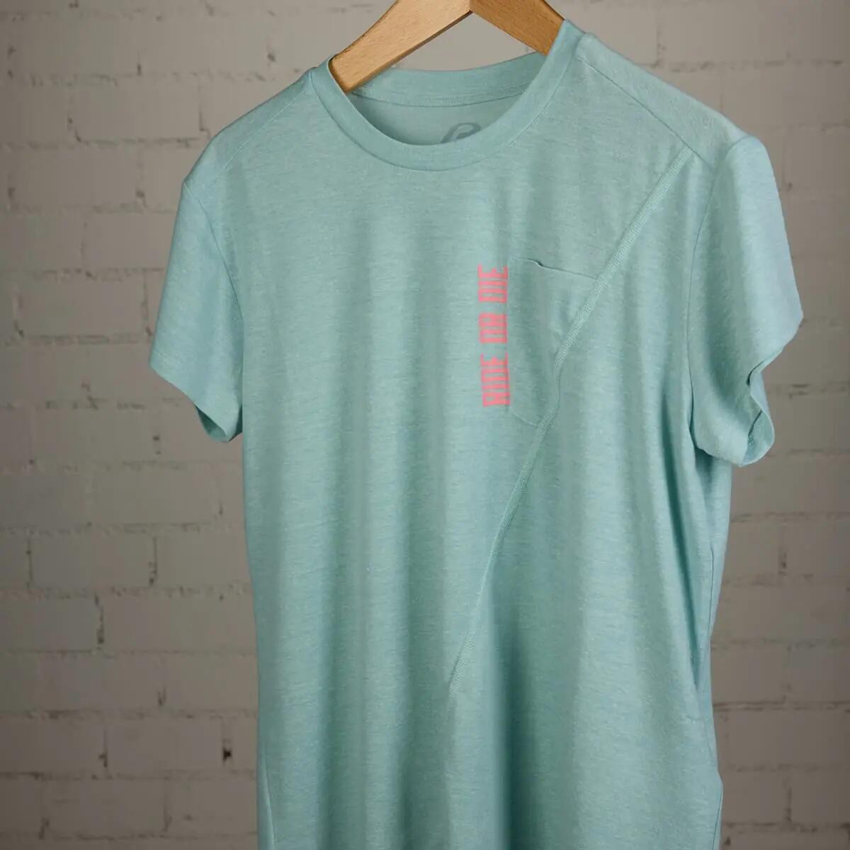 Senhora Camisola funcional P-Wildwood W  azul claro- Bike&Active 10/15