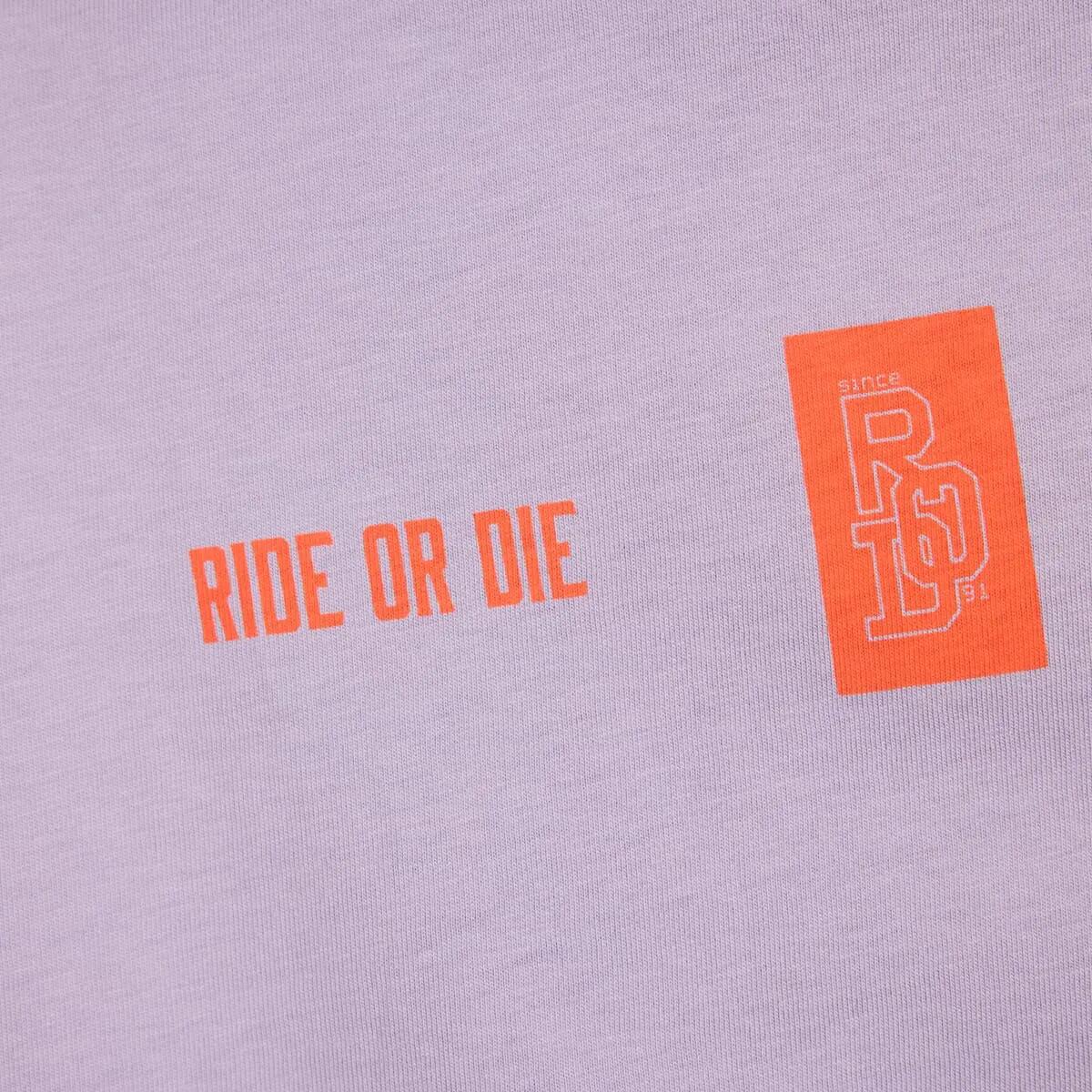 P-Lucky Heren Bike T-shirt Paars 6/15