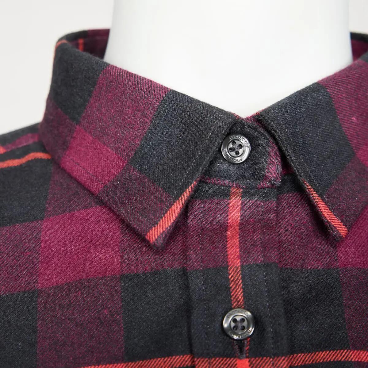 Cooles Mujer Flannelhemd kariert P - R.O.D Checker wine 4/15