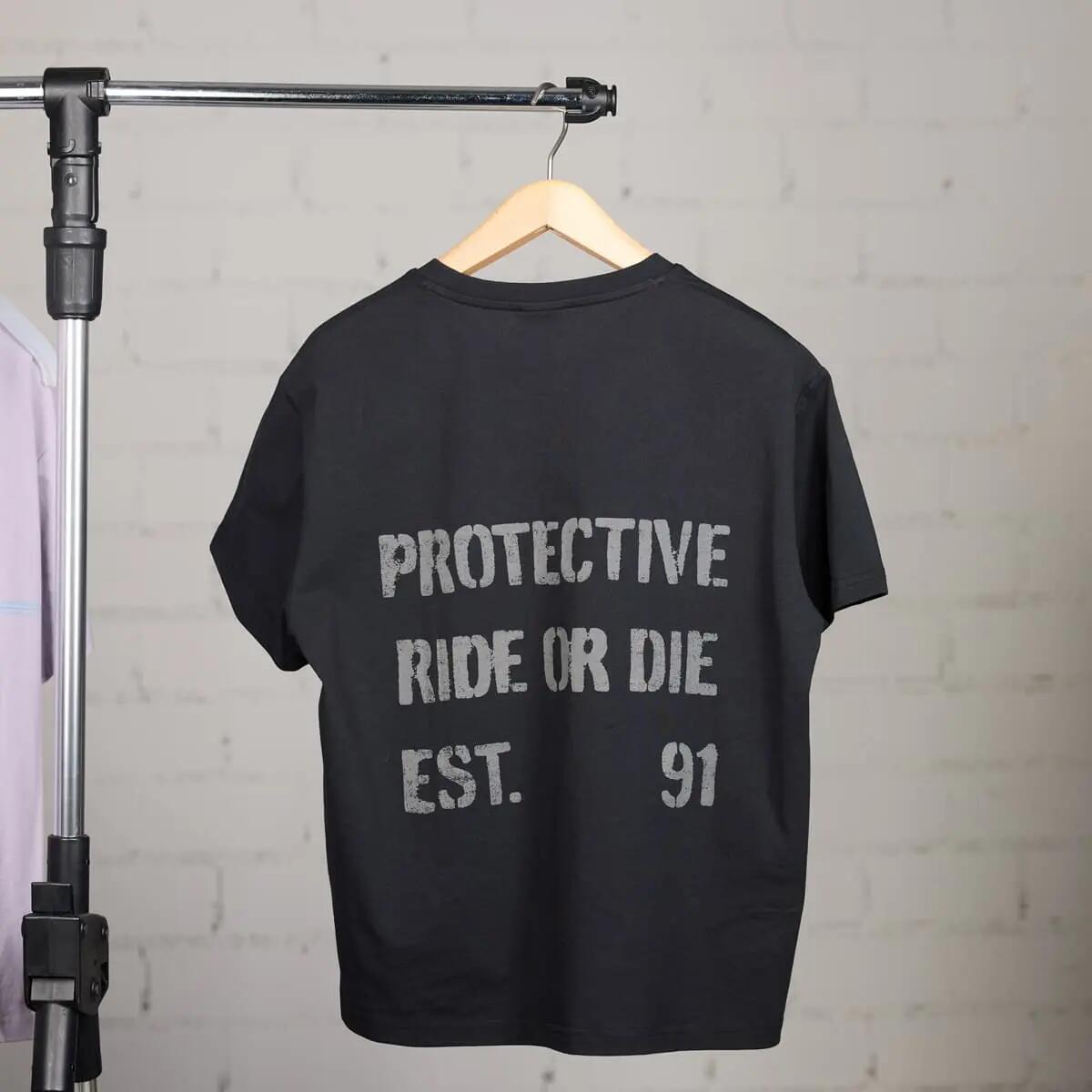 T-shirt vélo femme P-Lucky W Noir 7/15