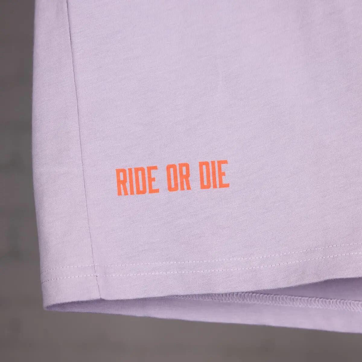 P-Lucky Heren Bike T-shirt Paars 5/15