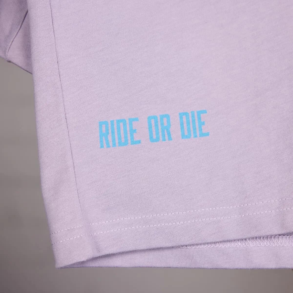 P-Lucky W Dames Bike T-shirt Paars 5/15