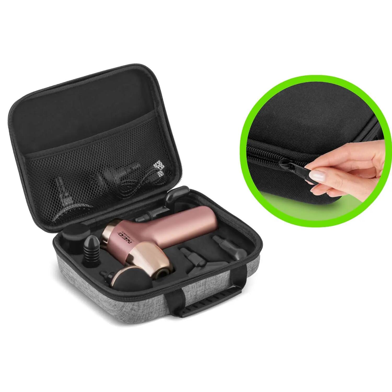 Neo-Sport Massagepistole Massagegerät 20 Geschwindigkeiten 8 Massageköpfen 9/10